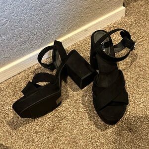 H&M black platform sandal